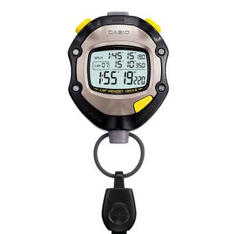 CASIO STOPWATCH SPORTY นาฬิกาจับเวลา สีดำ/สีเทา รุ่น HS-70W CASIO STOPWATCH SPORTY นาฬิกาจับเวลา สีดำ/สีเทา รุ่น HS-70W