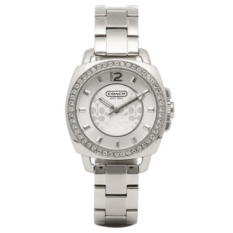 Coach Womens 14501699 Mini Boyfriend Silver Tone Bracelet Watch Coach Womens 14501699 Mini Boyfriend Silver Tone Bracelet Watch