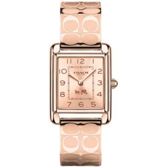 นาฬิกาข้อมือสุภาพสตรี COACH Women's Page Bangle Watch Rosegold/Rosegold Plated Watch 14502161 นาฬิกาข้อมือสุภาพสตรี COACH Women's Page Bangle Watch Rosegold/Rosegold Plated Watch 14502161