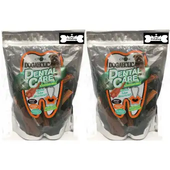 Dogaholic Dental Care ขนมขัดฟันรวมรส ขนาด 400 กรัม (2 Units) Dogaholic Dental Care ขนมขัดฟันรวมรส ขนาด 400 กรัม (2 Units)