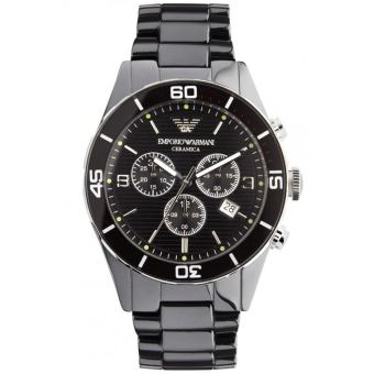 Emporio Armani นาฬิกาข้อมือผู้ชาย สายเซรามิก รุ่น AR1421 - Black Emporio Armani นาฬิกาข้อมือผู้ชาย สายเซรามิก รุ่น AR1421 - Black
