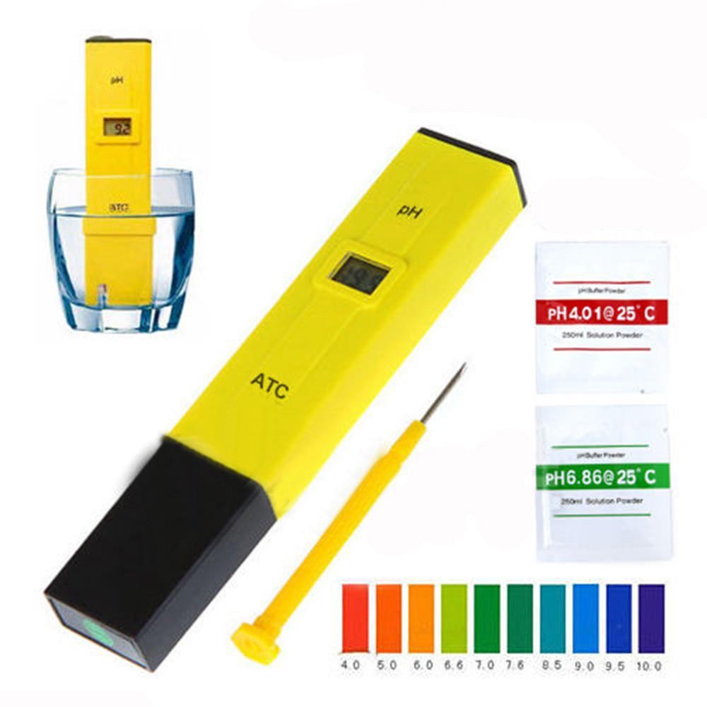 Foxloom Digital PH ตัวทดสอบมิเตอร์น้ำ Hydroponics ปากกาแบบพกพา Aquarium Pool ชุดทดสอบ AU - INTL