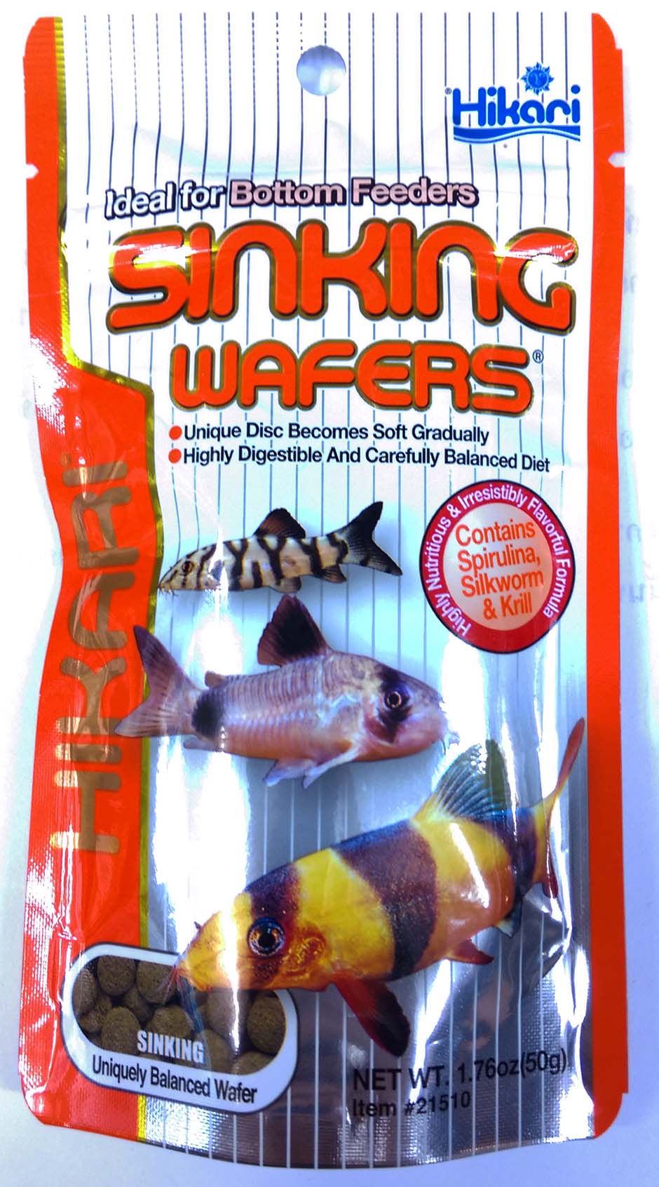 Hikari Tropical SINKING WAFERS อาหารชนิดจมน้ำสำหรับปลาก้นตู้ 110g Hikari Tropical SINKING WAFERS อาหารชนิดจมน้ำสำหรับปลาก้นตู้ 110g