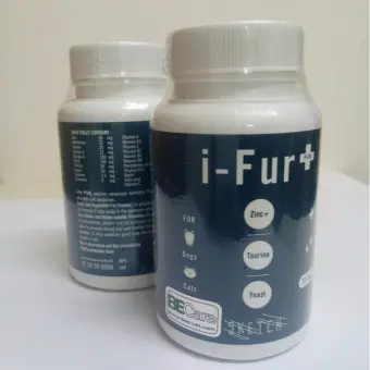 i-Fur Plus วิตามินบำรุงผิวหนังและขน สำหรับสุนัขและแมว (25 เม็ด/ กระปุก) x 2 กระปุก i-Fur Plus วิตามินบำรุงผิวหนังและขน สำหรับสุนัขและแมว (25 เม็ด/ กระปุก) x 2 กระปุก