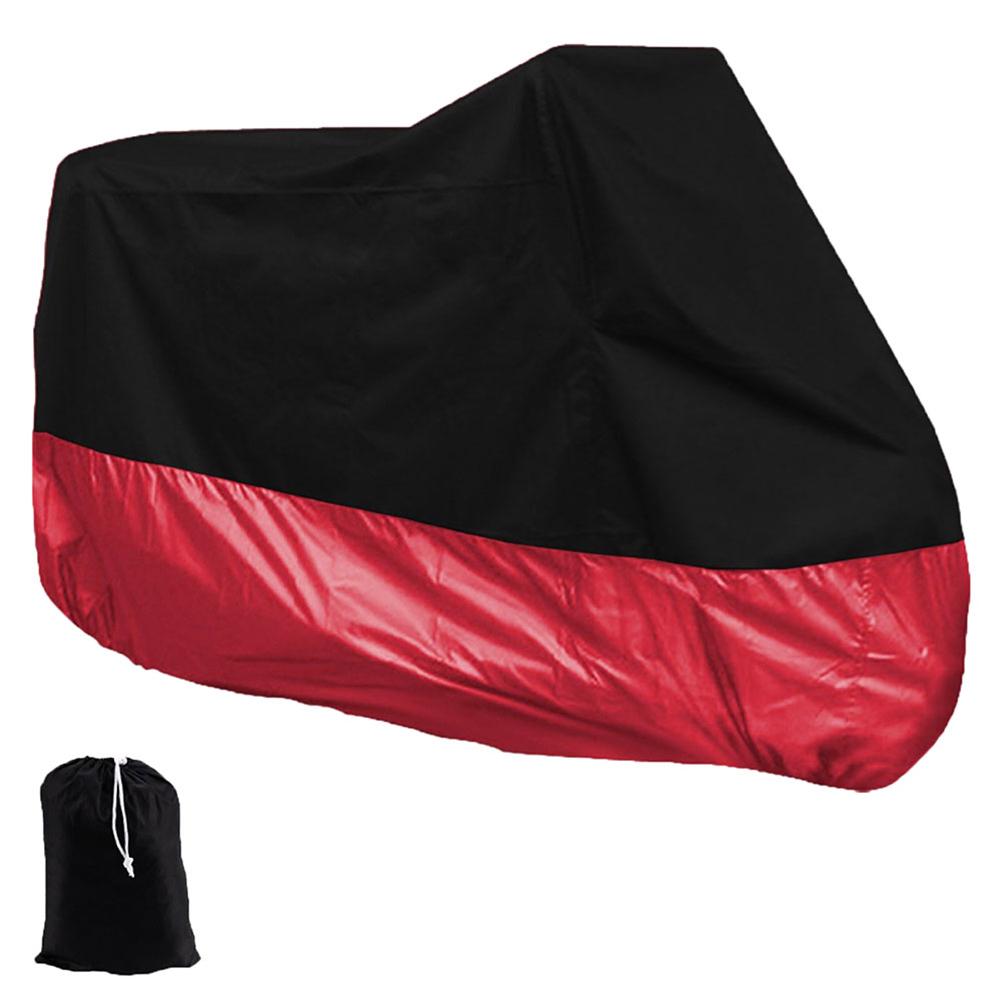 Jingot รถจักรยานยนต์มอเตอร์ไซด์กันน้ำฝุ่นป้องกันรังสียูวี (Blackred, XXXL)