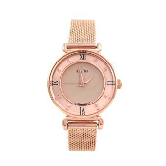 Julius นาฬิกาข้อมือผู้หญิง สาย/ตัวเรือน โลหะผสม รุ่น J728 (rosegold) Julius นาฬิกาข้อมือผู้หญิง สาย/ตัวเรือน โลหะผสม รุ่น J728 (rosegold)