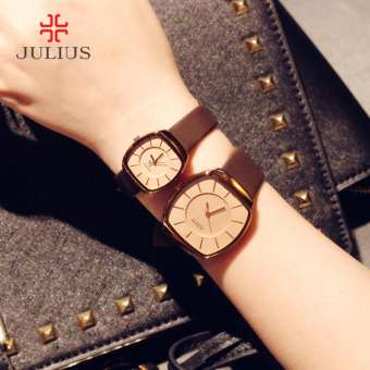Julius นาฬิกาข้อมือคู่รักสายหนังรุ่น JA-669 แพค 2 เรือนสุดคุ้ม Julius นาฬิกาข้อมือคู่รักสายหนังรุ่น JA-669 แพค 2 เรือนสุดคุ้ม