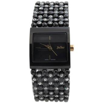 Julius นาฬิกาข้อมือผู้หญิง สาย/ตัวเรือน โลหะผสม รุ่น JA-839 (black) Julius นาฬิกาข้อมือผู้หญิง สาย/ตัวเรือน โลหะผสม รุ่น JA-839 (black)