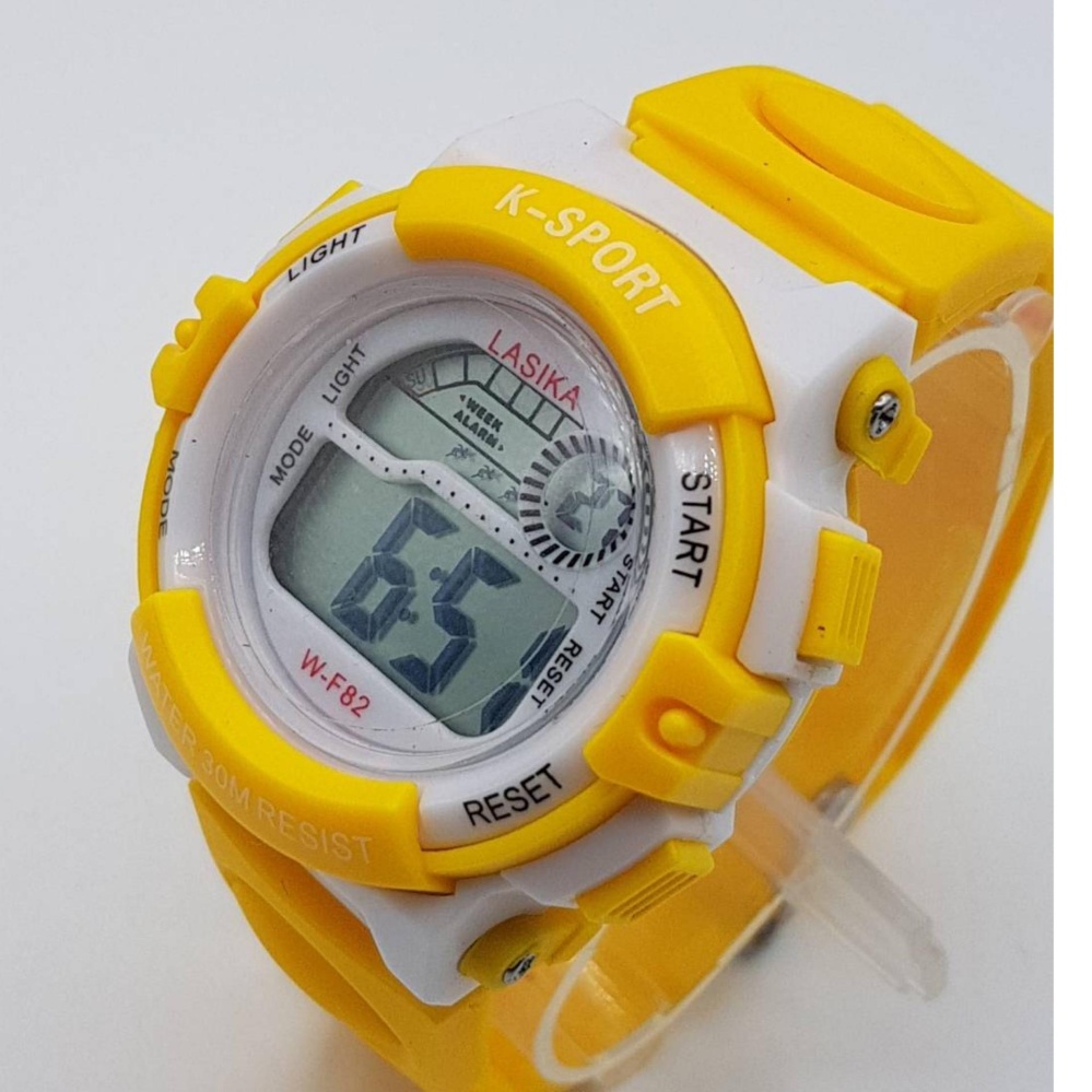 นาฬิกาข้อมือ KSPORT รุ่น W-F82 ดิจิตอล กันน้ำ 50เมตร/ตั้งปลุกได้/จับเวลา/มีแสงไฟในตัว นาฬิกาข้อมือ KSPORT รุ่น W-F82 ดิจิตอล กันน้ำ 50เมตร/ตั้งปลุกได้/จับเวลา/มีแสงไฟในตัว