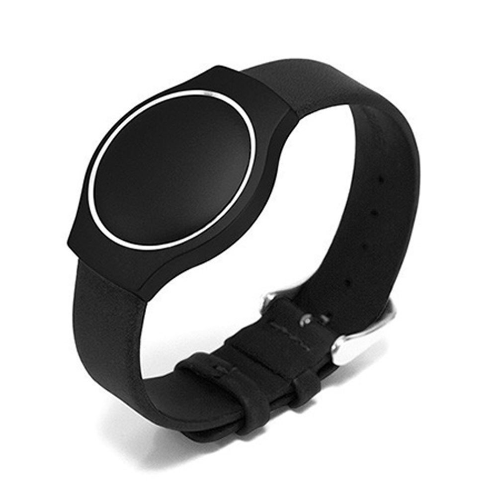 สายหนังสำหรับ Misfit Shine Bracelet สายรัดข้อมือติดตามการนอนหลับสีดำ สายหนังสำหรับ Misfit Shine Bracelet สายรัดข้อมือติดตามการนอนหลับสีดำ