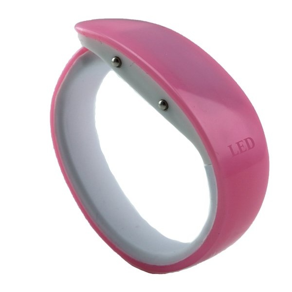 LED นาฬิกา ดิจิตอล แอลอีดี ทรงกำไล - สีเหลือง LED นาฬิกา ดิจิตอล แอลอีดี ทรงกำไล - สีเหลือง