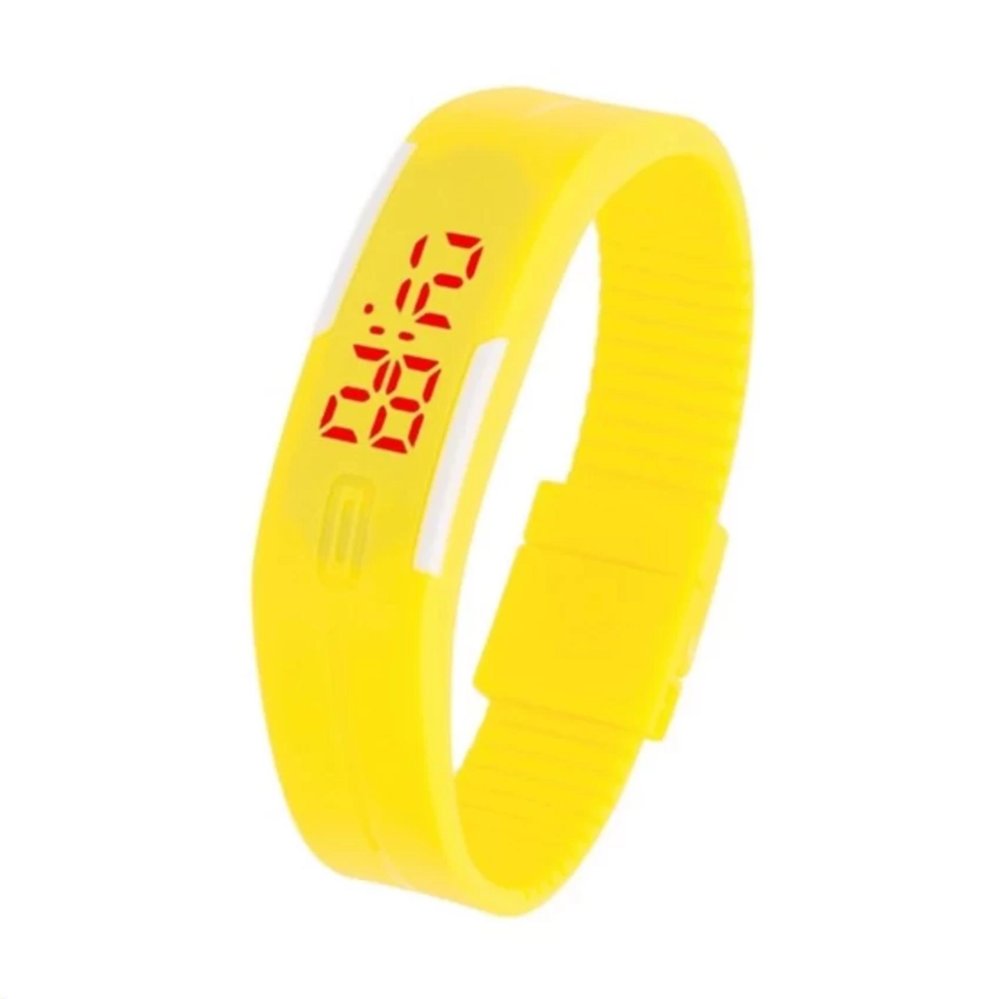 LED Watch Colorful นาฬิกาข้อมือผู้ชาย สีดำ สายซิลิโคน LED Watch Colorful นาฬิกาข้อมือผู้ชาย สีดำ สายซิลิโคน
