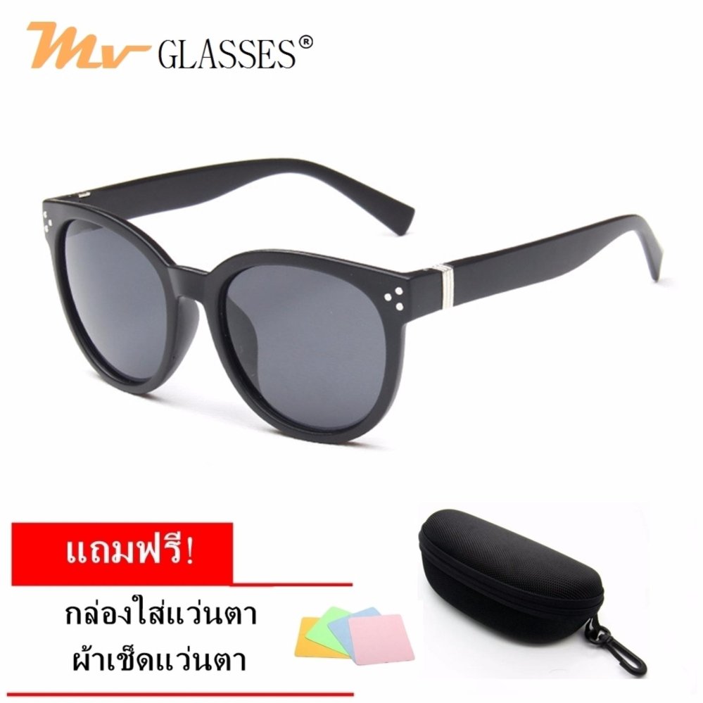 MV Sunglasses แว่นกันแดด Erika Oversized Style รุ่น MV-821 (Black) MV Sunglasses แว่นกันแดด Erika Oversized Style รุ่น MV-821 (Black)