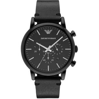 นาฬิกาข้อมือสุภาพบุรุษ Emporio Armani Dress Chronograph Black Dial Men's Watch AR1918 นาฬิกาข้อมือสุภาพบุรุษ Emporio Armani Dress Chronograph Black Dial Men's Watch AR1918