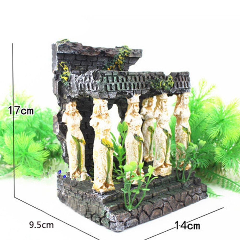Free shipping Naponie Roman Temple Ruins ของตกแต่งตู้ปลาพิพิธภัณฑ์สัตว์น้ำถังปลาถ้ำซ่อนเครื่องประดับ - INTL Free shipping Naponie Roman Temple Ruins ของตกแต่งตู้ปลาพิพิธภัณฑ์สัตว์น้ำถังปลาถ้ำซ่อนเครื่องประดับ - INTL