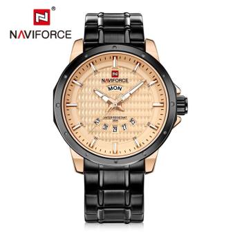 NAVIFORCE WATCH นาฬิกาข้อมือผู้ชาย เครื่องญี่ปุ่น กันน้ำ100% สายแสตนเลสแท้ รุ่น NF9115