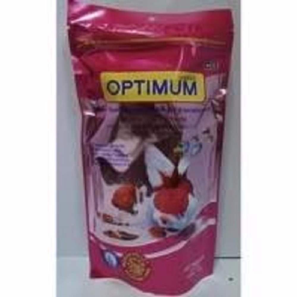 Optimum อาหารปลาCP เม็ดจิ๋ว สีชมพู ขนาด 200 g