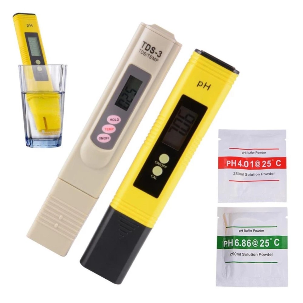 PH Meter และ TDS Meter อย่างดี วัดค่าPH กรดด่าง และค่าความสะอาด ของน้ำ PH Meter และ TDS Meter อย่างดี วัดค่าPH กรดด่าง และค่าความสะอาด ของน้ำ