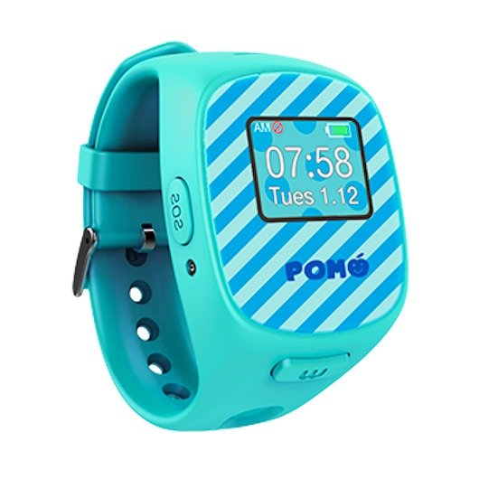 POMO Kids Moji นาฬิกาโทรศัพท์ GPS ติมตามตัว รุ่น Moji (Blue)