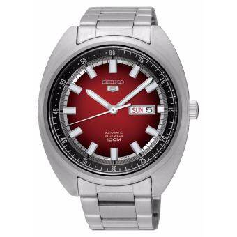 SEIKO 5 นาฬิกาข้อมือชาย 'Turtle' Sports 100M Watch Red Gradation Dial SRPB17K1