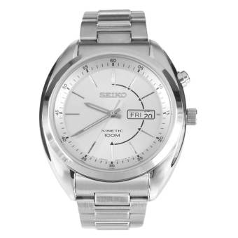 Seiko Kinetic Men’s Watch Silver Stainless Strap SMY117P1 Seiko Kinetic Men's Watch Silver Stainless Strap SMY117P1