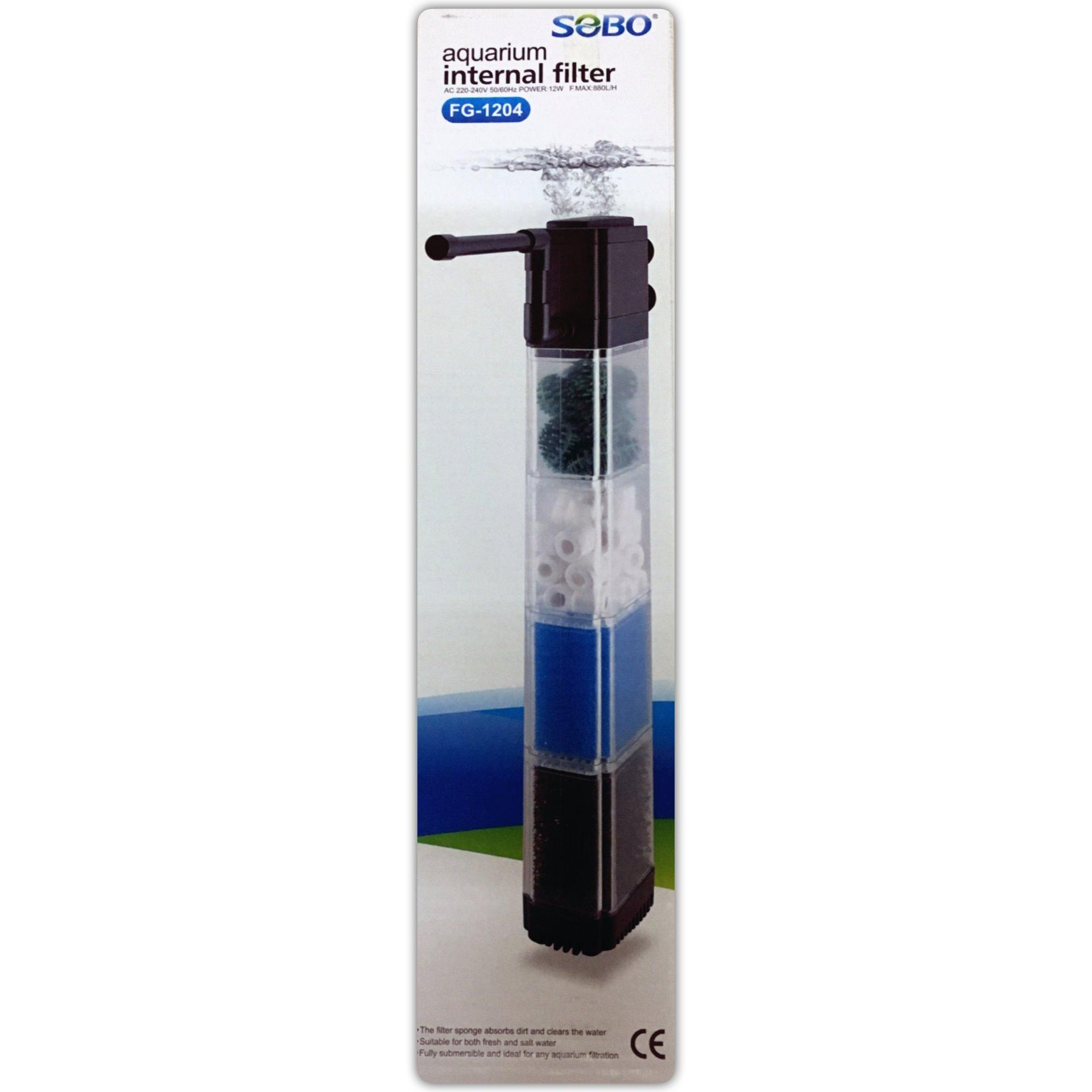 ปั๊มน้ำพร้อมกระบอกกรอง SOBO Internal Filter FG-1204