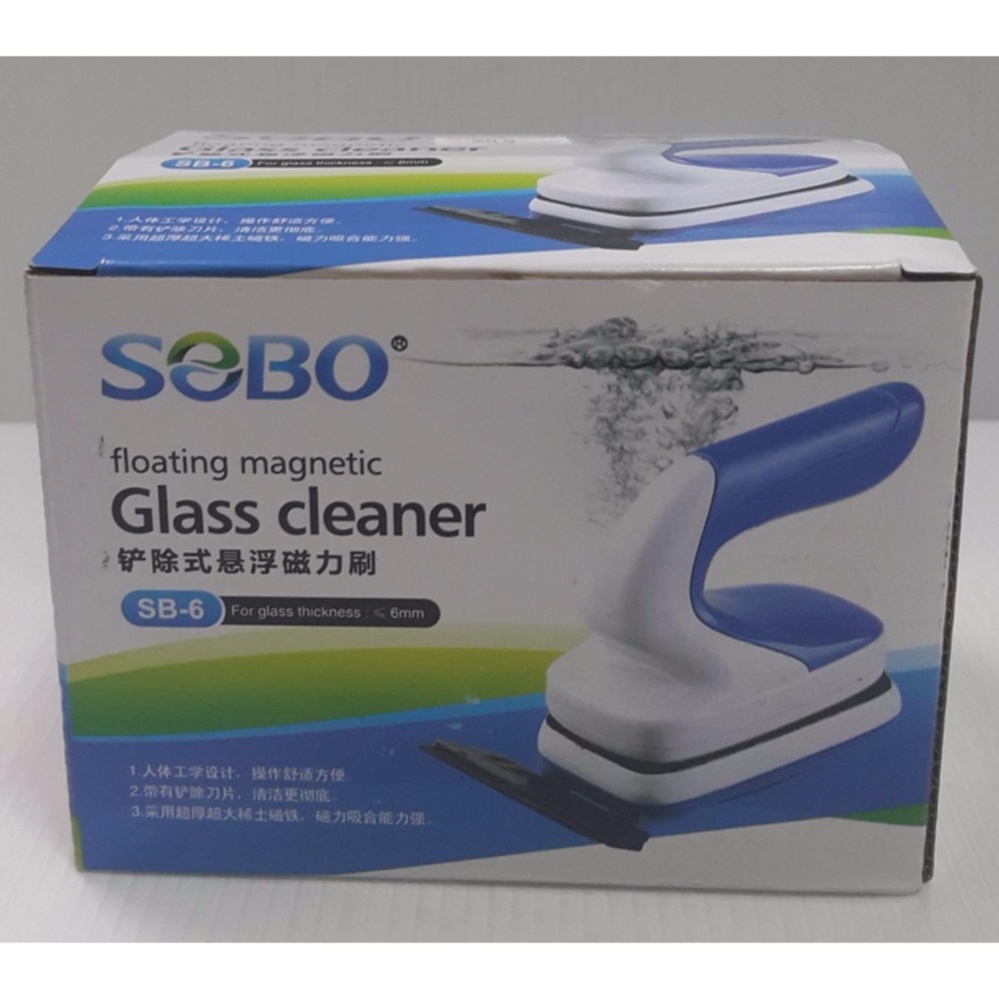 SOBO แปรงแม่เหล็ก SB-06 มีด้ามจับ Size S สำหรับขัดตู้ปลา SOBO แปรงแม่เหล็ก SB-06 มีด้ามจับ Size S สำหรับขัดตู้ปลา