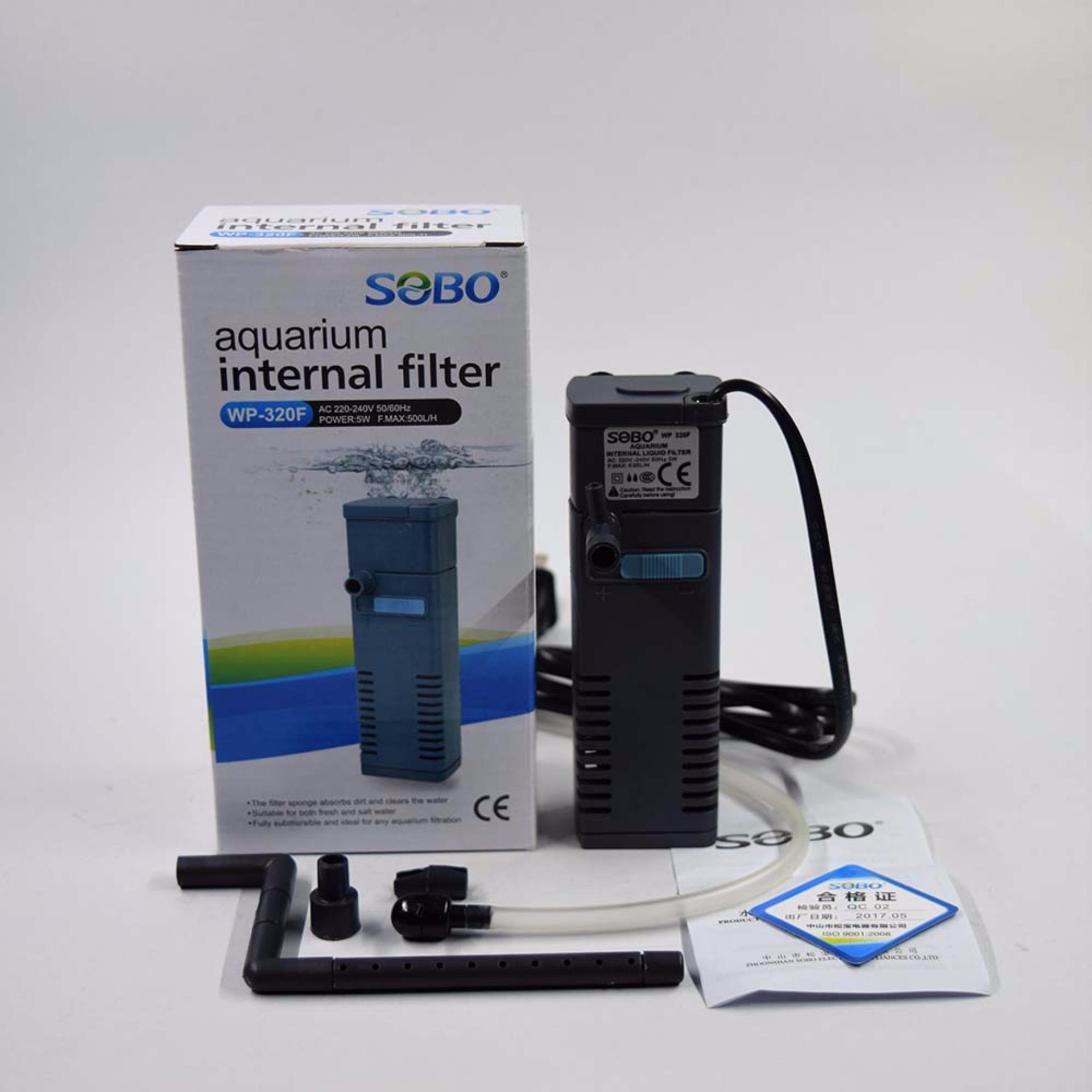 ปั้มน้ำพร้อมกรองภายในตู้ปลา SOBO WP-320F ปล่อยน้ำได้หลายแบบ เหมาะกับตู้ปลาขนาดเล็ก ปั้มน้ำพร้อมกรองภายในตู้ปลา SOBO WP-320F ปล่อยน้ำได้หลายแบบ เหมาะกับตู้ปลาขนาดเล็ก