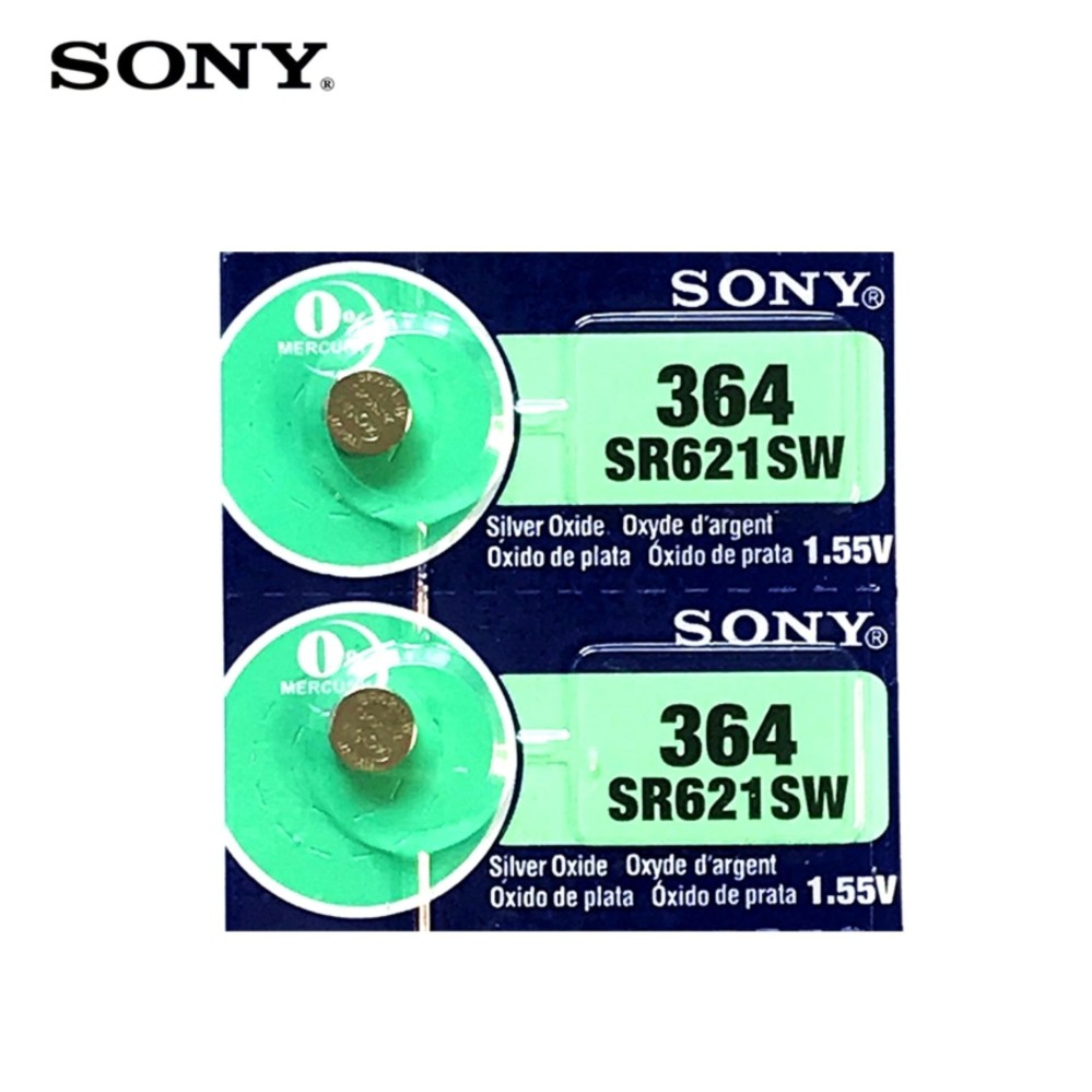 Sony 364 SR621SW LR621 V364 AG1 Watch Battery Button Coin Cell(2 ก้อน) Sony 364 SR621SW LR621 V364 AG1 Watch Battery Button Coin Cell(2 ก้อน)