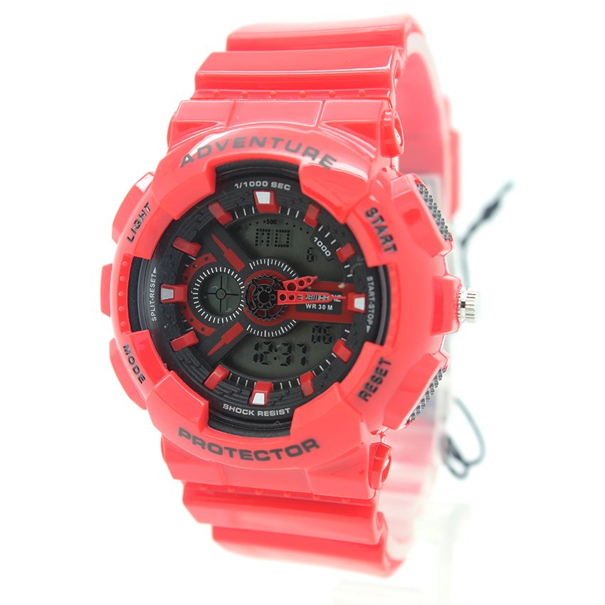 Submariner นาฬิกาข้อมือผู้หญิงและเด็ก สายยาง 2 ระบบ (เข็มและDigital) - SS20020 (Pink) Submariner นาฬิกาข้อมือผู้หญิงและเด็ก สายยาง 2 ระบบ (เข็มและDigital) - SS20020 (Pink)