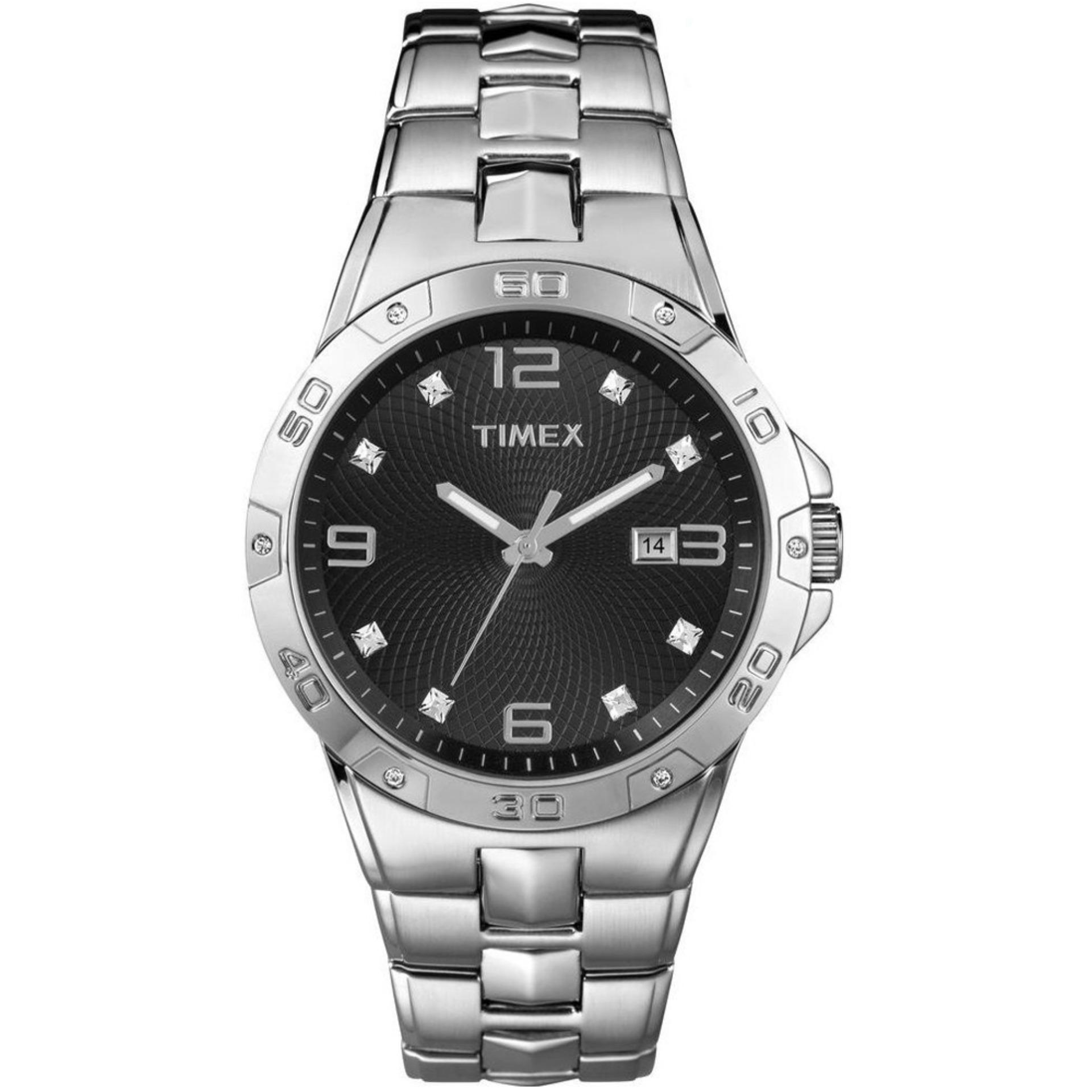 Timex นาฬิกาข้อมือผู้ชาย รุ่น T2P261 - Black/Silver Timex นาฬิกาข้อมือผู้ชาย รุ่น T2P261 - Black/Silver