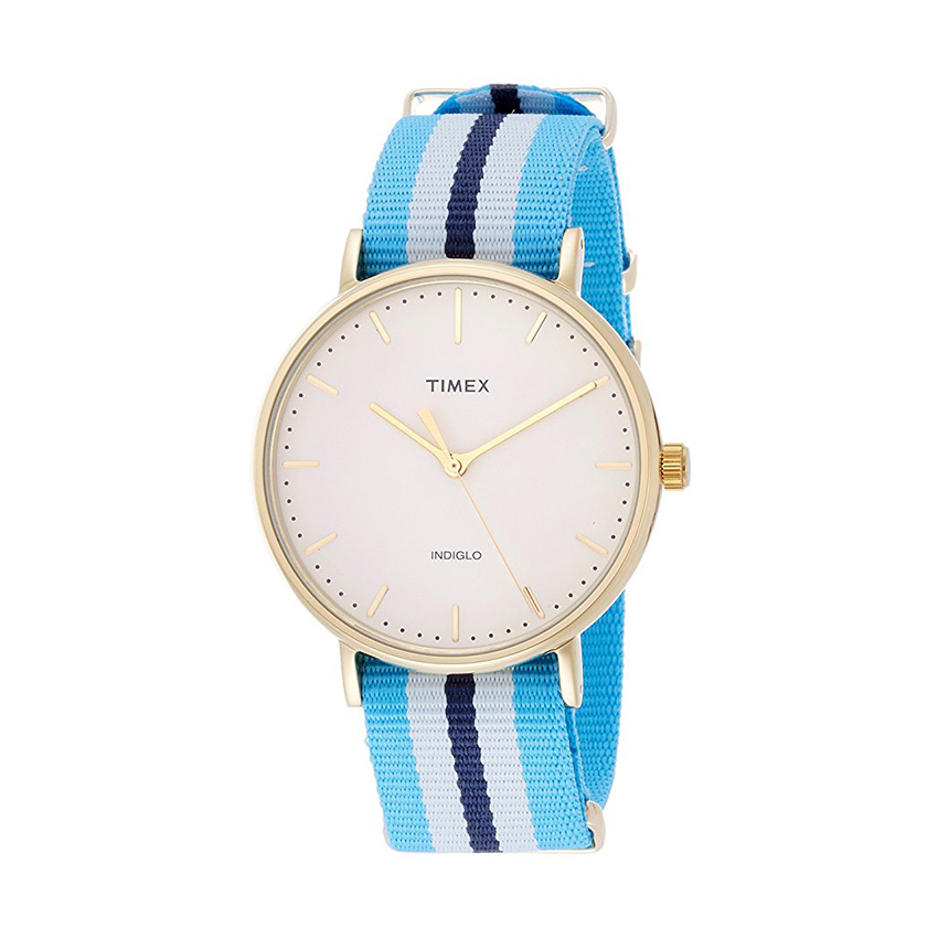 Timex นาฬิกาข้อมือผู้หญิง รุ่น TW2P91000 Fairfield Full-Size (สี Powder Blue- น้ำเงิน) Timex นาฬิกาข้อมือผู้หญิง รุ่น TW2P91000 Fairfield Full-Size (สี Powder Blue- น้ำเงิน)