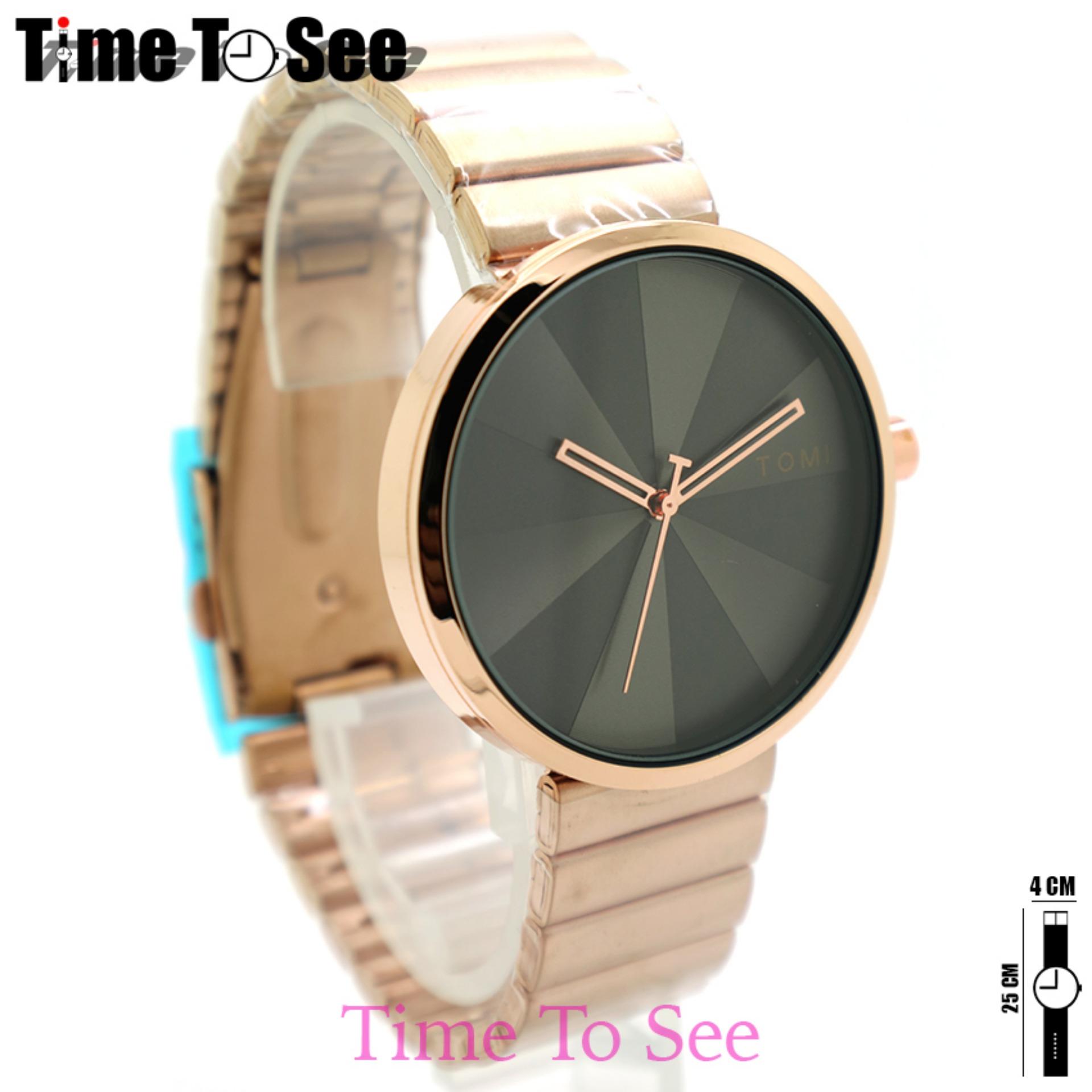 TOMI (2 Style) นาฬิกาข้อมือสุภาพบุรุษ-สุภาพสตรีและเด็ก(12+) สายเหล็ก Stainless Steel/แถมสายหนัง ทรงกลม/หน้าปัด 2มิติ ระบบเข็ม TOMI (2 Style) นาฬิกาข้อมือสุภาพบุรุษ-สุภาพสตรีและเด็ก(12+) สายเหล็ก Stainless Steel/แถมสายหนัง ทรงกลม/หน้าปัด 2มิติ ระบบเข็ม