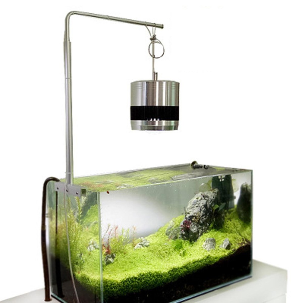 Universal Aluminium Aquarium Fish Tank Light Hanging Stand Lamp Fixture Holder - intl Universal Aluminium Aquarium Fish Tank Light Hanging Stand Lamp Fixture Holder - intl
