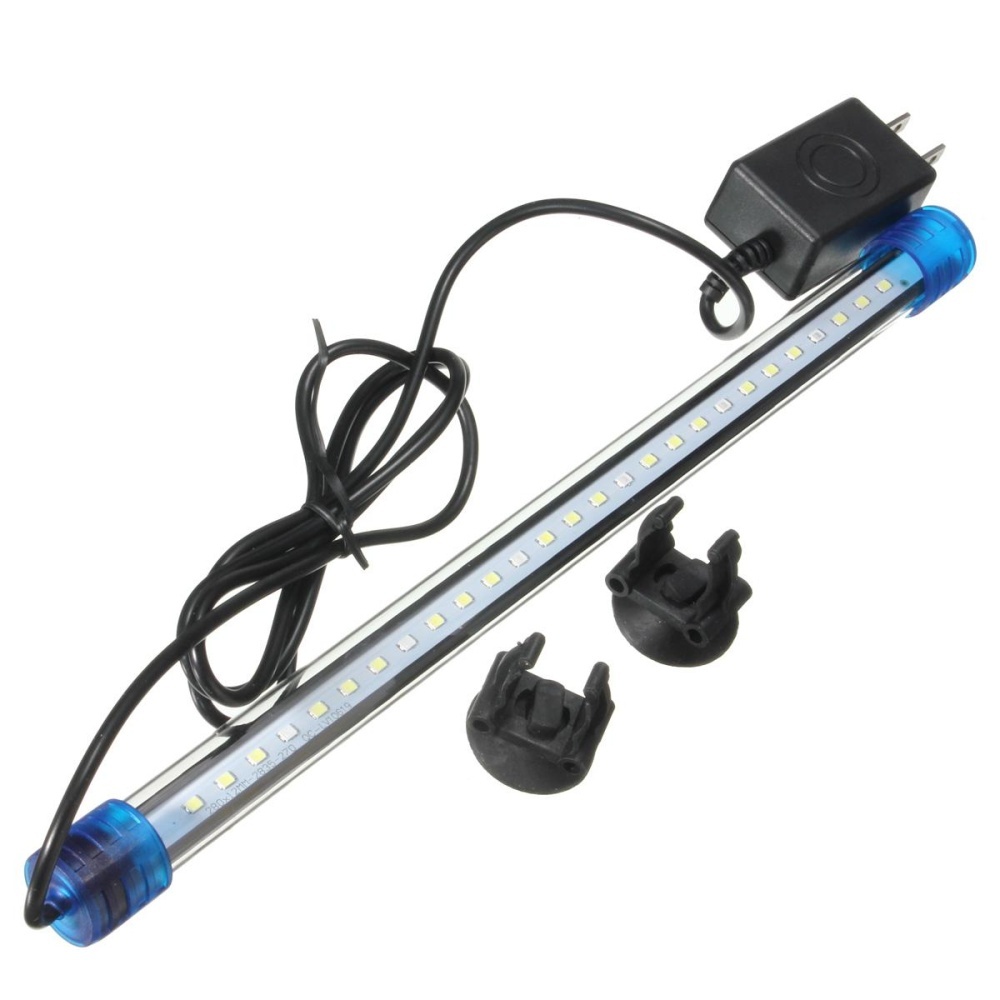 US ปลั๊กสีฟ้าส่วนเปลือก 3 วัตต์ 30 เซนติเมตรปลาถังไฟ 2835 27smd AC220V แบนหัวปลั๊กสีฟ้า - สีขาว - สนามบินนานาชาติ
