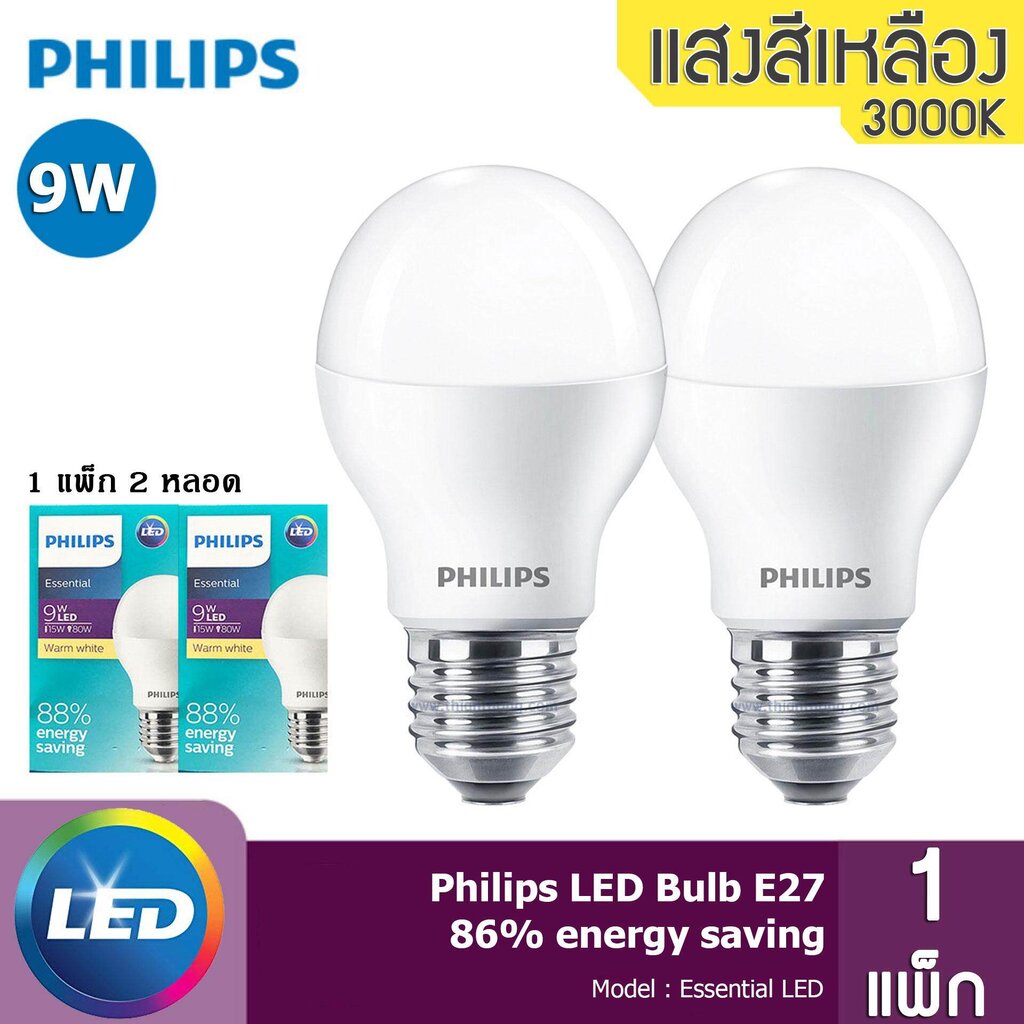 Philips Essential Led Bulb E W Lumen