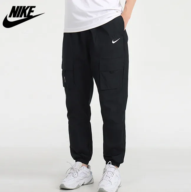 กางเกงขายาวผู้ชาย Nike กางเกงลำลองฤดูใบไม้ร่วงปี 2021 กางเกงผ้าทอแบบใหม่และกางเกงกีฬา CU4144-010
