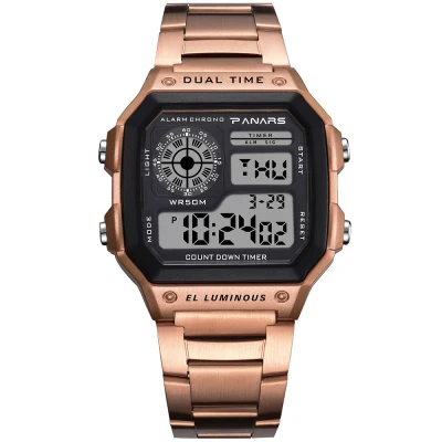 PANARS 8113 นาฬิกาสปอร์ตผู้ชายมัลติฟังก์ชั่นนาฬิกากันน้ำฟิตเนสนาฬิกาดิจิตอลนาฬิกาปลุก (3)