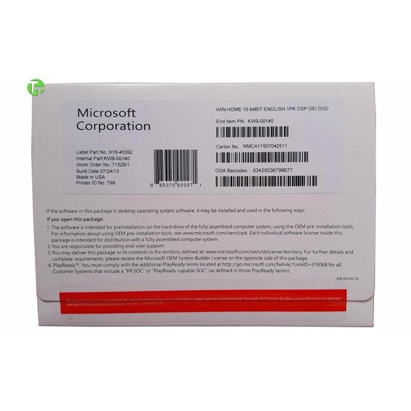 ผอน0 10ด Microsoft Windows 10 Pro OEM 64 Bit FQC 08930 BY NOTEBOOK