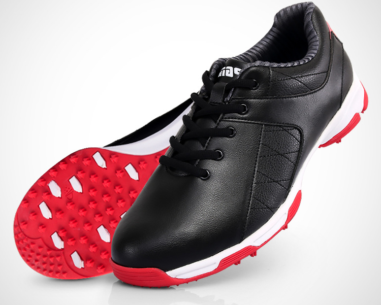 โปรโมชั่น 100 ชิ้น Sunsun Store:รองเท้ากอล์ฟสำหรับสุภาพบุรุษ PGM Men Golf Shoes สีขาวฟ้า / สีดำ XZ076