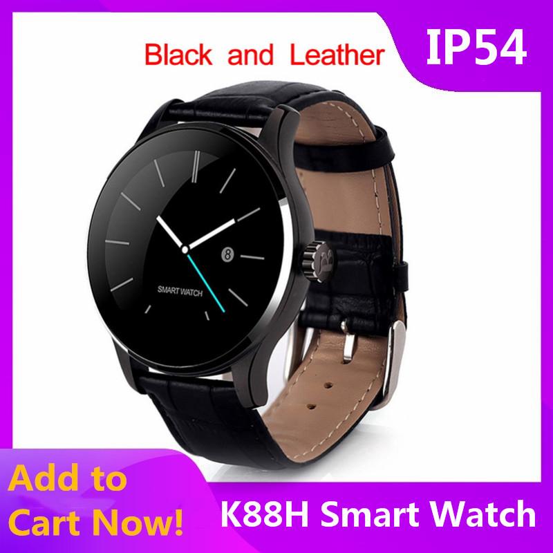 K88H MTK2502 บลูทูธสมาร์ทวอท์ชนาฬิกาข้อมือ Heart Rate - INTL