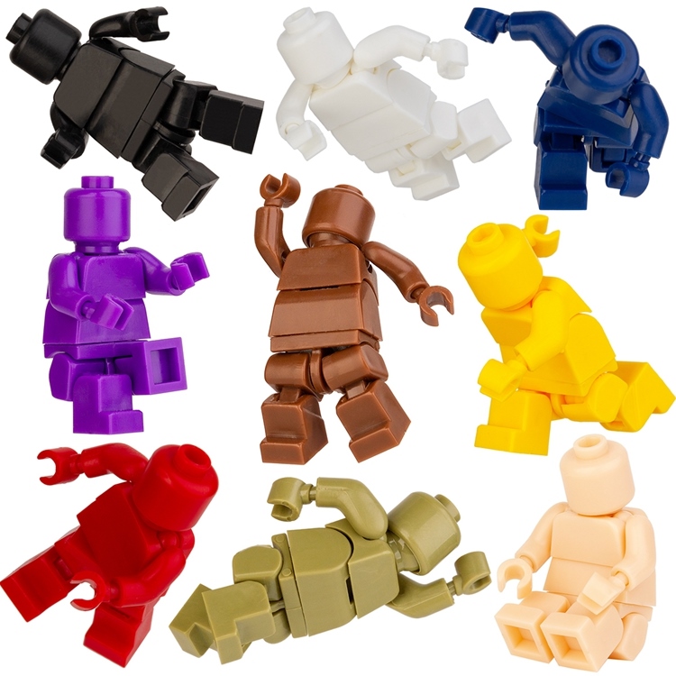 Compatible With Lego Joint Super Movable Pure Pigment Volume Wooden