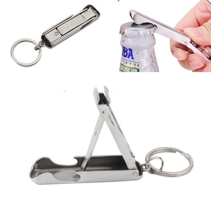 edc fold nipper trimmer outdoor camp multi tool trim Manicure nail clipper cutter pocket multitool keyring key ring keychain