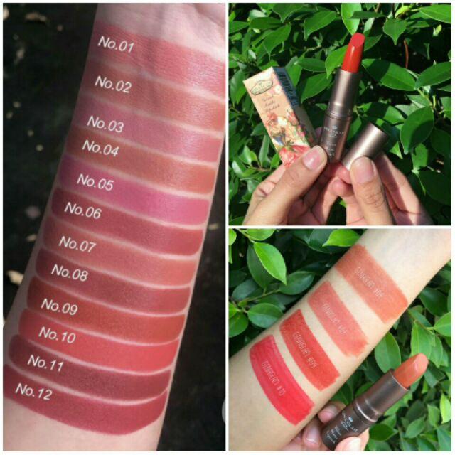 (ของแท้/พร้อมส่งกดเลย) Lipstick Gina Glam by Sivanna No. G37 ลิปสติก จีน่า แกลม รุ่น G37 (1*ชิ้น)