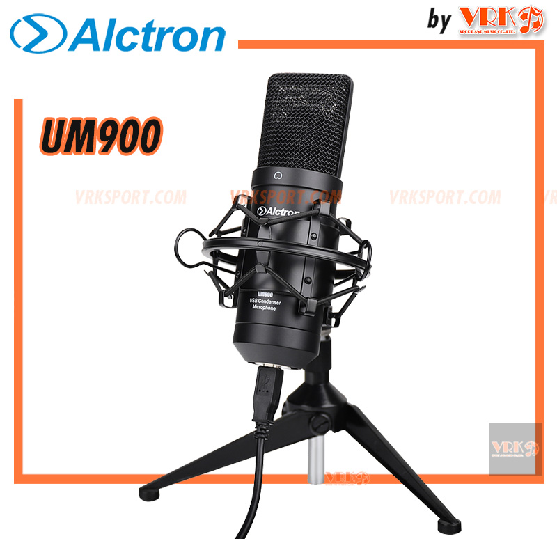 Alctron ไมค USB คอนเดนเซอร รน UM900 พรอมชอคเมาท สายUSB USB