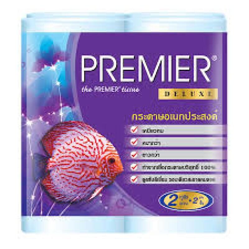 โปรโมชั่น กระดาษเอนกประสงค์พรีเมียร์ ฟิช ดีลักซ์ หนา 2 ชั้น 2ม้วน / แพ็ค (3 แพ็ค) ของแท้ 100% ราคาถูก พร้อมส่ โปรโมชั่น กระดาษเอนกประสงค์พรีเมียร์ ฟิช ดีลักซ์ หนา 2 ชั้น 2ม้วน / แพ็ค (3 แพ็ค) ของแท้ 100% ราคาถูก พร้อมส่