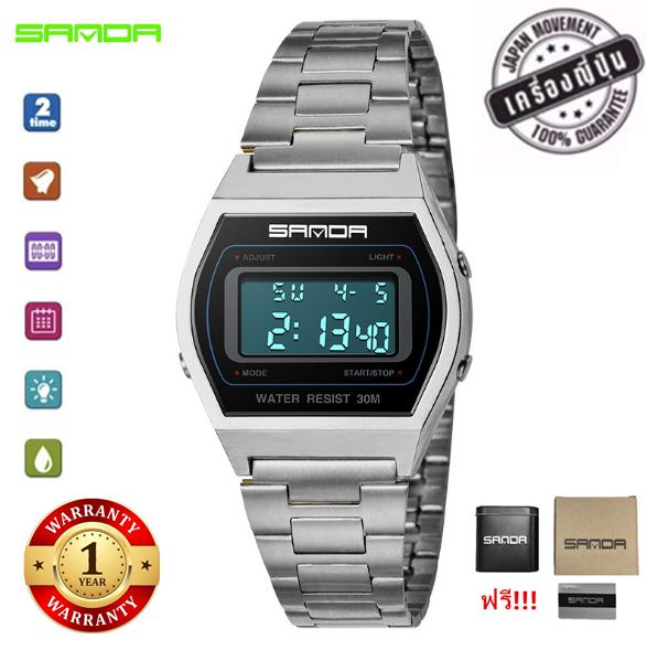 SANDA ของแท้ 100% ส่งในไทยไวแน่นอน นาฬิกาข้อมือผู้หญิง สไตล์ Casual Bussiness Watch จับเวลา ตั้งปลุกได้ ไฟ LED ส่องสว่าง สายแสตนเลส รุ่น SD-1328 SANDA ของแท้ 100% ส่งในไทยไวแน่นอน นาฬิกาข้อมือผู้หญิง สไตล์ Casual Bussiness Watch จับเวลา ตั้งปลุกได้ ไฟ LED ส่องสว่าง สายแสตนเลส รุ่น SD-1328