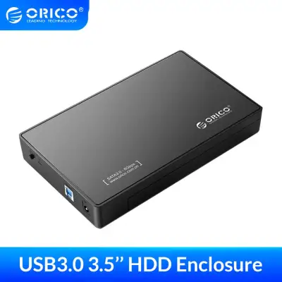 [ของแท้100%]ORICO 3588US3 กล่องใส่ HDD SATA 2.5/3.5นิ้ว USB3.0 (5Gbps) Hard disk กล่องใส่ฮาร์ดดิสภายนอก HDD Harddisk Enclosure ความเร็วสูง for 3.5" SATA HDD and SSD dapter