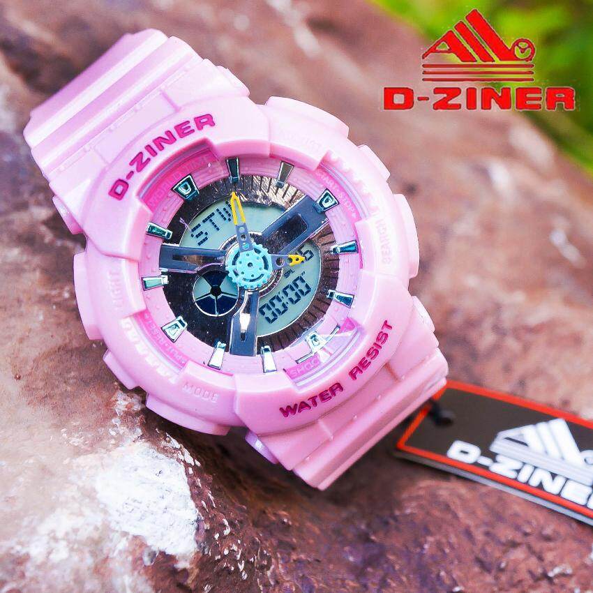 D-ZINER นาฬิกาข้อมือ กันน้ำ ฟรีกล่องเหล็ก รุ่น Baby-G Pastel ของแท้100% รุ่น 8066