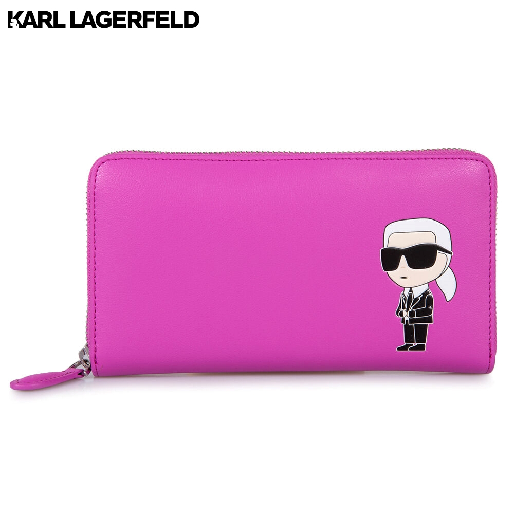 Karl Lagerfeld K Ikonik Leather Continental Wallet W